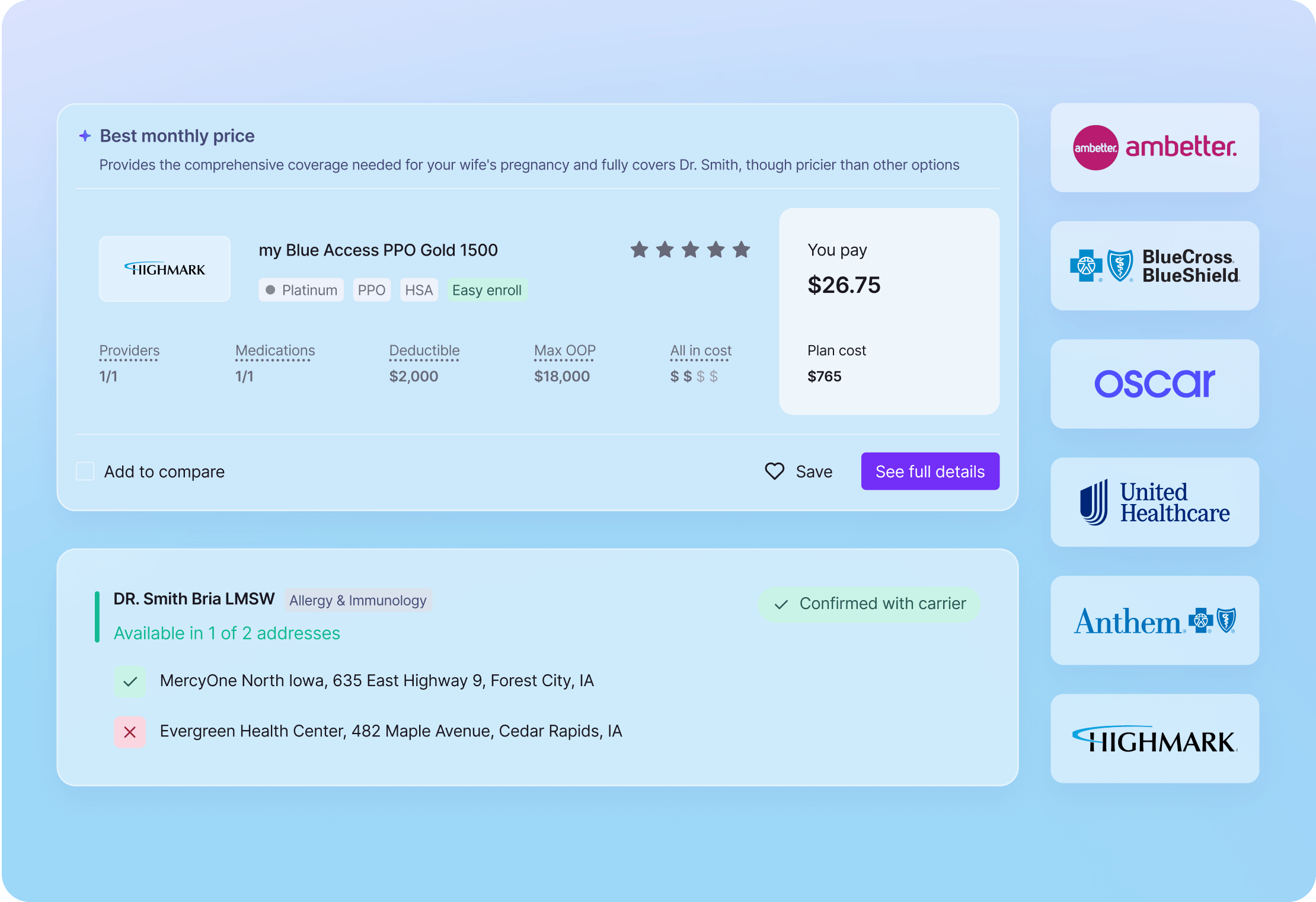 Explore your plan options and choose the best plan for your needs